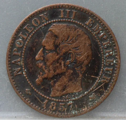 2 Centimes 1857 (W) Frankrijk
