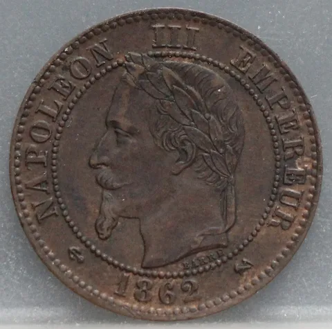 2 Centimes 1862 (K) Frankrijk