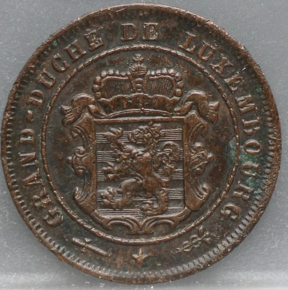 2½ Centimes 1901 Luxemburg — Brons voorzijde