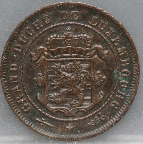 2½ Centimes 1901 Luxemburg — Brons