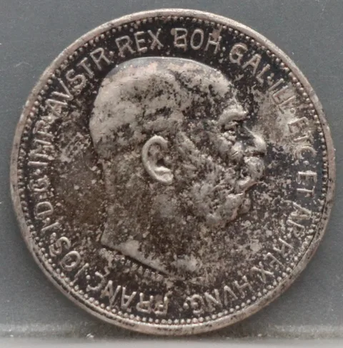 2 Corona 1912 Oostenrijk Zilver