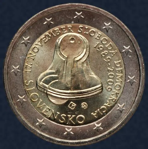 2 euro 2009 Slowakije - "20ste verjaardag van de vrijheid op 17 november 1989"