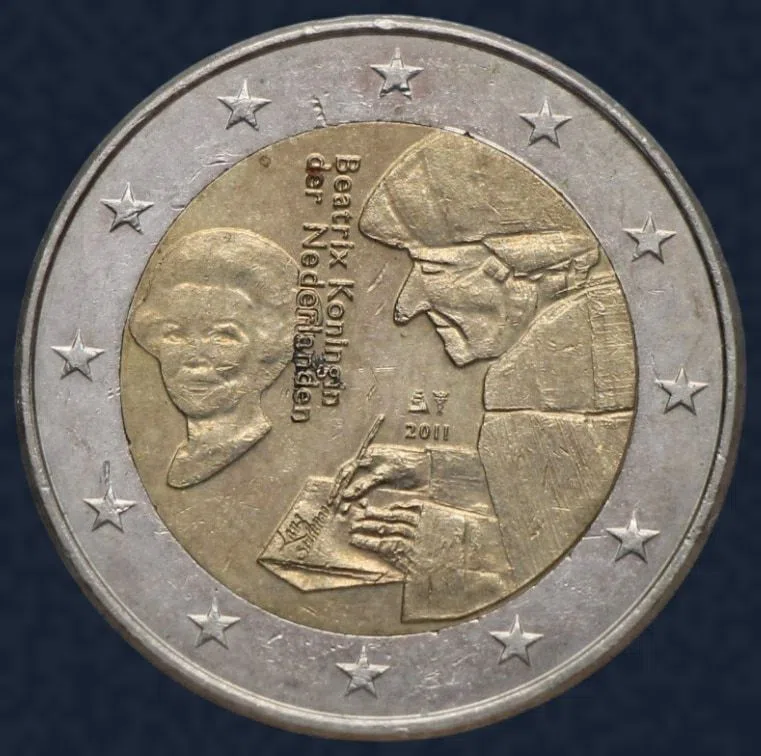 2 euro 2011 Nederland Erasmus