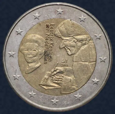 2 euro 2011 Nederland Erasmus