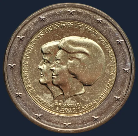 2 euro 2013 Nederland Troonsafstand Beatrix