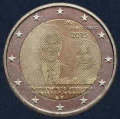 2 euro 2015 Luxemburg - 15de verjaardag troonsbestijging Groothertog Henri