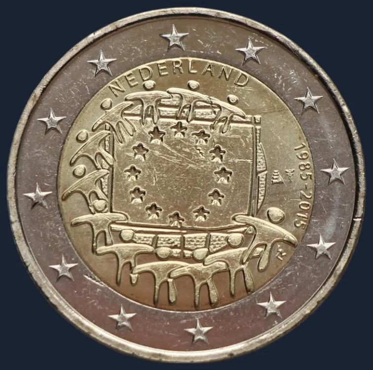 2 euro 2015 Nederland - 30 Jaar Europese Vlag