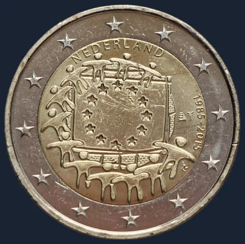 2 euro 2015 Nederland - 30 Jaar Europese Vlag