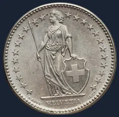 2 Francs 1990 Zwitserland