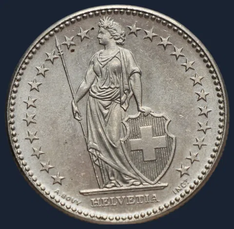 2 Francs 1990 Zwitserland