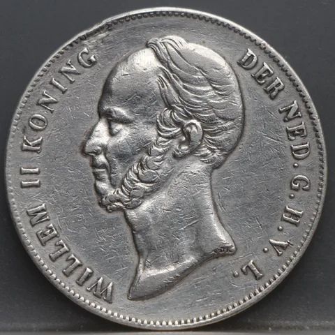 2½ Gulden 1849 — Rijksdaalder Willem II