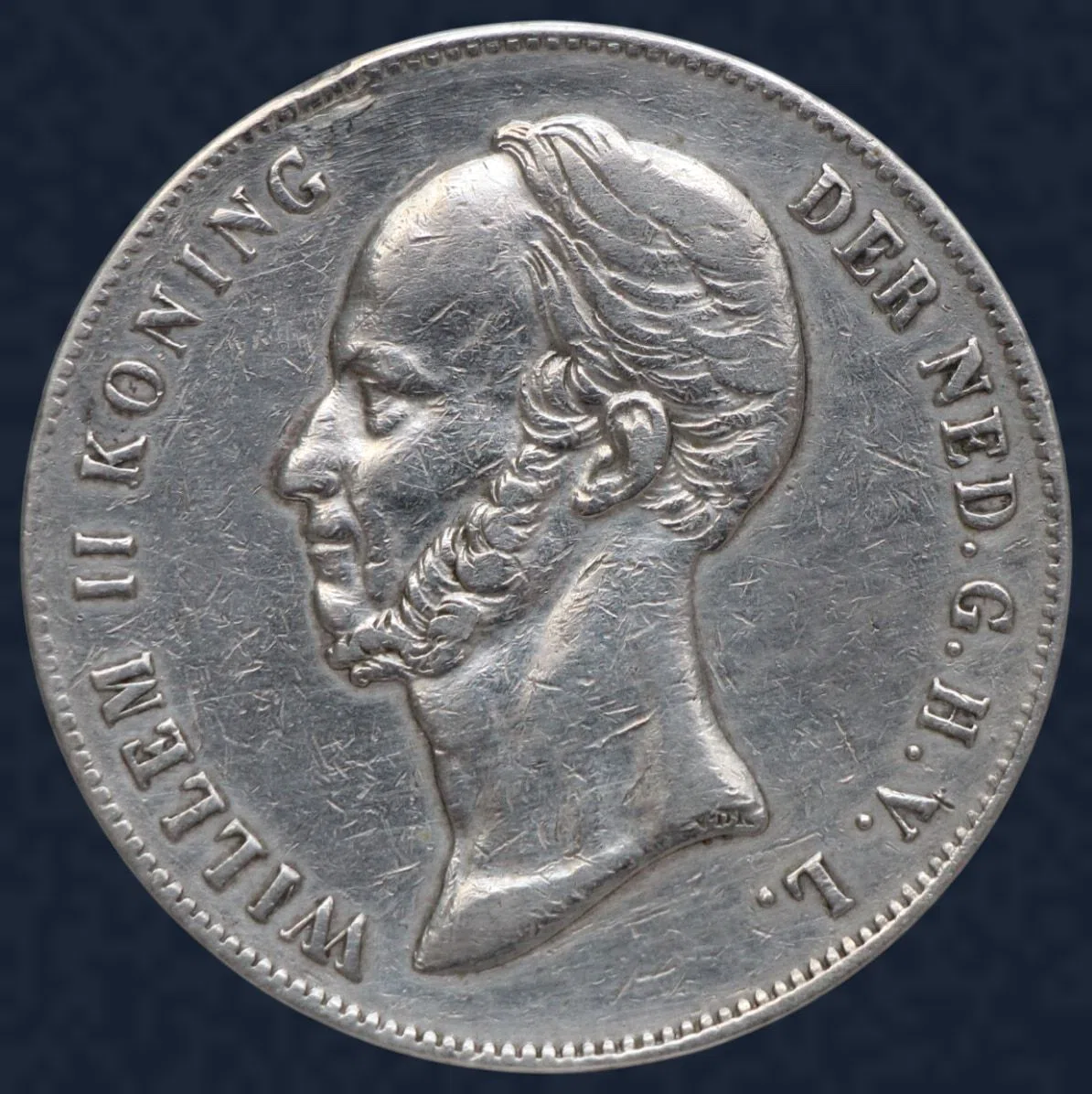 2½ Gulden 1849 — Rijksdaalder Willem II