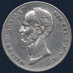 2½ Gulden 1849 — Rijksdaalder Willem II