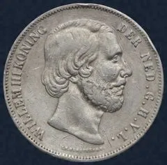2½ Gulden 1856 Willem III - rijksdaalder 1856