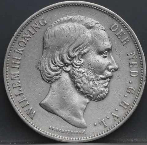 2½ Gulden 1868 — Rijksdaalder Willem III
