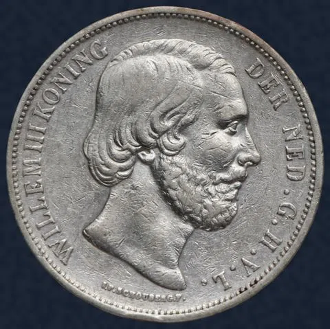 2½ Gulden 1868 Willem III