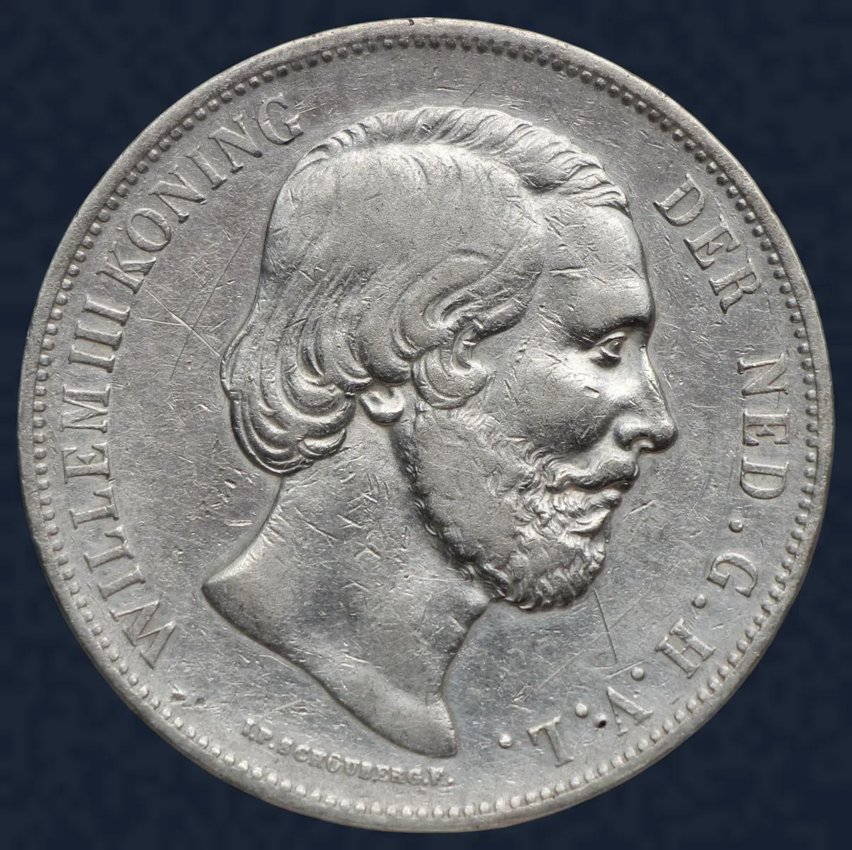 2½ Gulden 1874 zwaard Willem III
