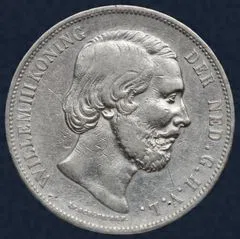 2½ Gulden 1874 zwaard Willem III