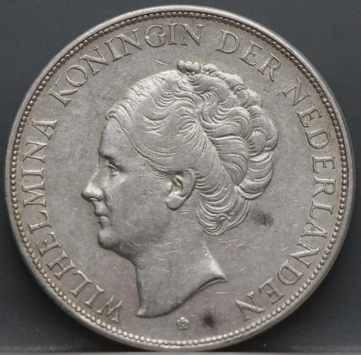 2½ Gulden 1931 Wilhelmina — Zilver voorzijde