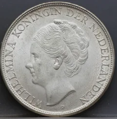 2½ Gulden 1943 D — Zilver voorzijde