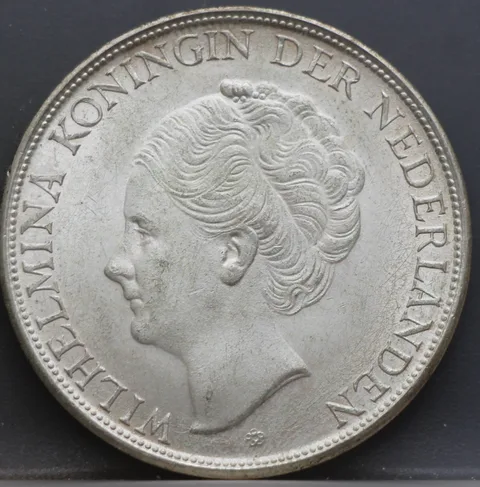 2½ Gulden 1943 D — Zilver