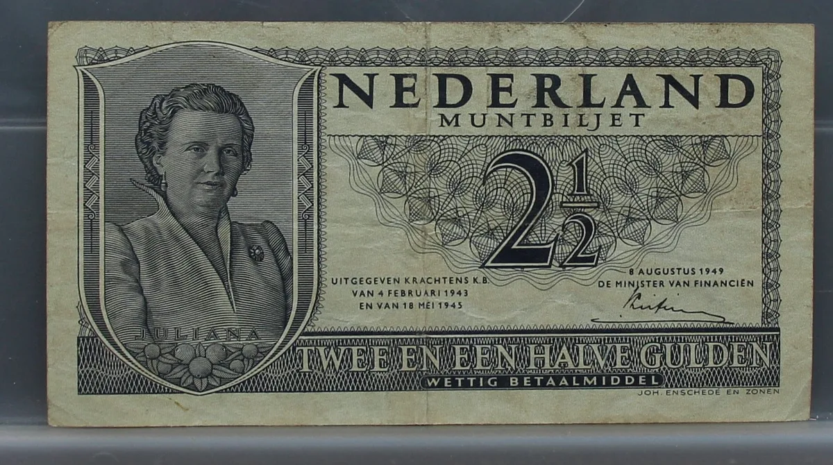 2½ Gulden 1949 Juliana – NVMH 16-1B voorzijde