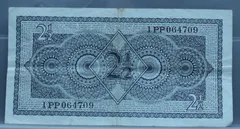 2½ Gulden 1949 Juliana — NVMH 16-1B achterzijde