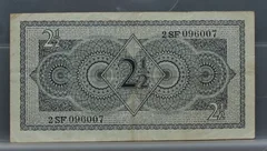 2½ Gulden 1949 Juliana – NVMH 16-1B achterzijde