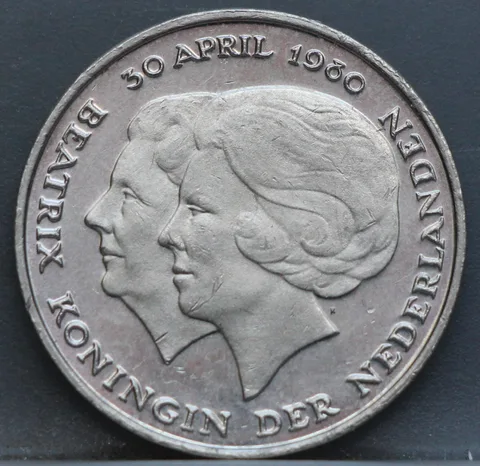 2½ Gulden 1980 Dubbelkop — Rijksdaalder