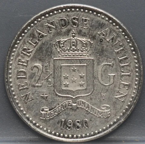 2½ Gulden 1980 Nederlandse Antillen — Nikkel