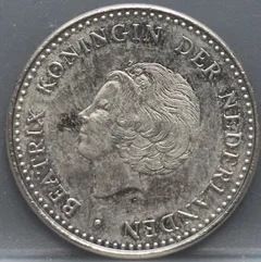 2½ Gulden 1980 Nederlandse Antillen — Nikkel achterzijde