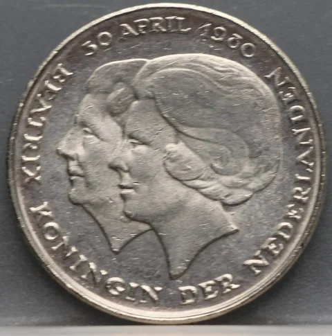 2½ Gulden 1980 — Rijksdaalder Dubbelkop