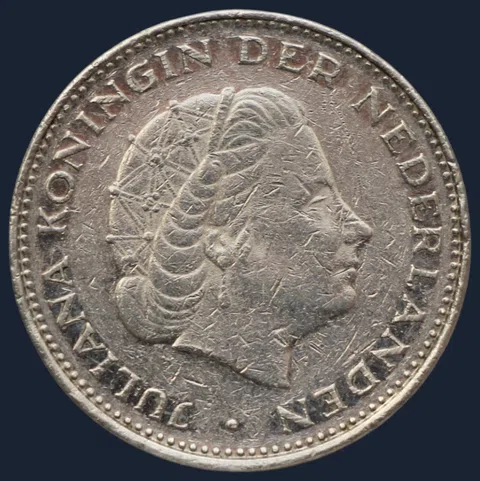 2½ Gulden 1980 Nederland Nikkel