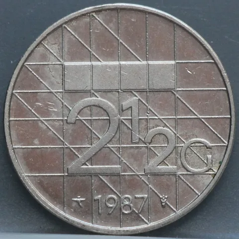2½ Gulden 1987 — Rijksdaalder Nikkel
