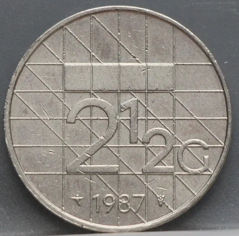 2½ Gulden 1987 — Rijksdaalder Nikkel