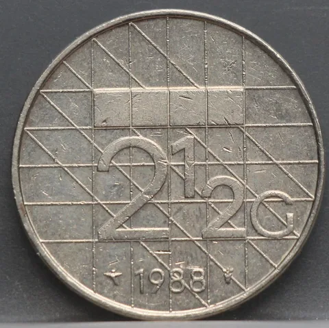 2½ Gulden 1988 — Rijksdaalder Nikkel