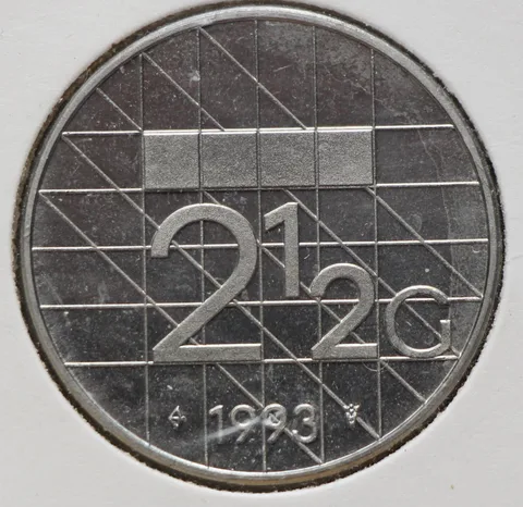 2½ Gulden 1993 — Nikkel