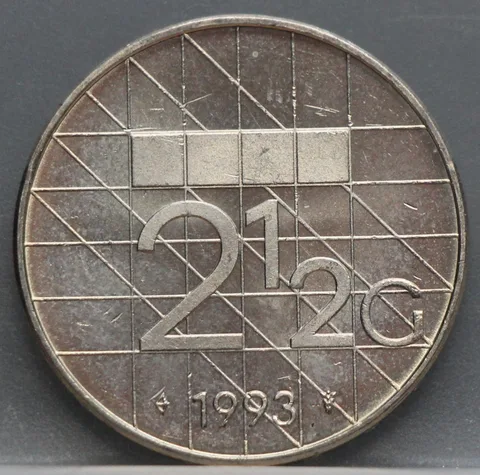 2½ Gulden 1993 — Rijksdaalder Nederland Nikkel