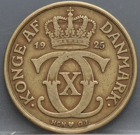 2 Kroner 1925 Denemarken Aluminium-brons