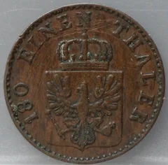 2 Pfenninge 1852 Pruisen — Koper achterzijde