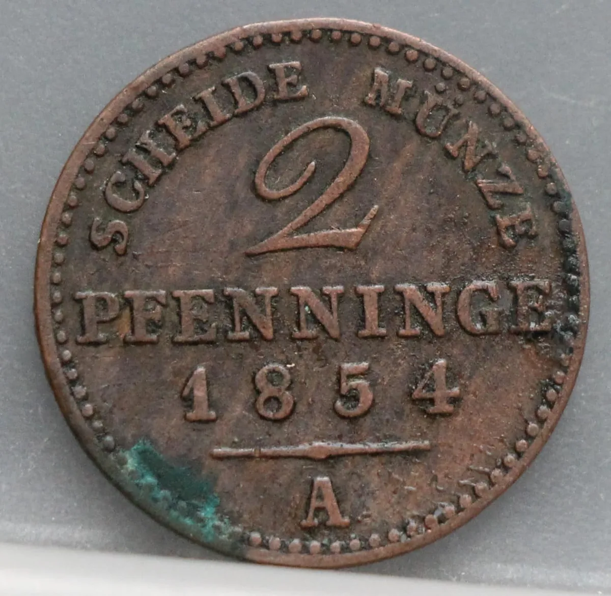 2 Pfenninge 1854 Pruisen — Koper voorzijde