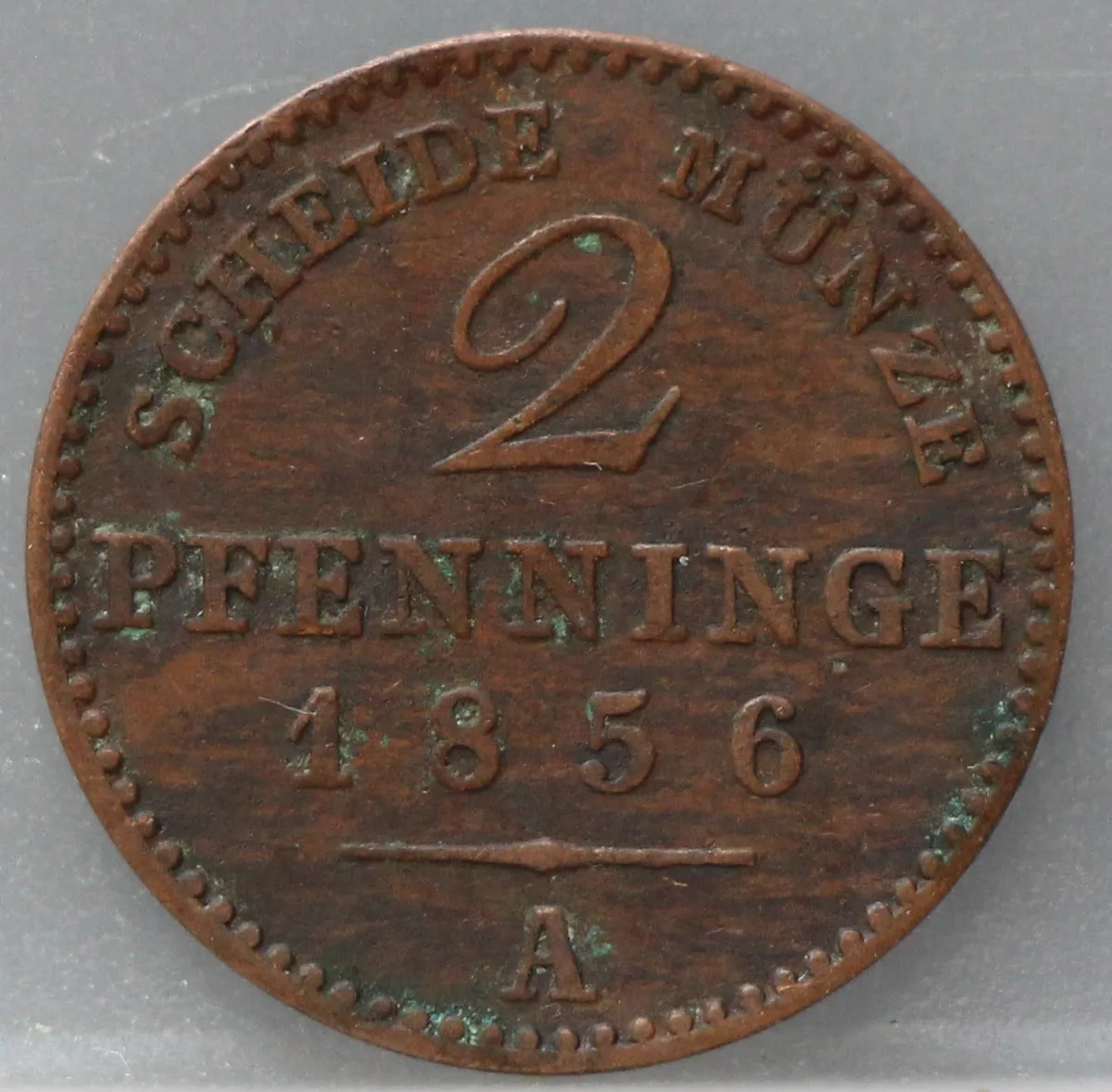 2 Pfenninge 1856 Pruisen — Koper voorzijde