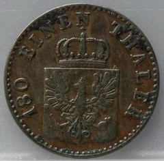 2 Pfenninge 1860 Pruisen — Koper achterzijde