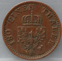 2 Pfenninge 1868 Pruisen — Koper achterzijde