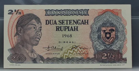 2½ Rupiah 1968 — Indonesië