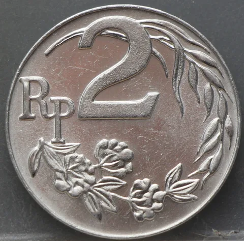 2 Rupiah 1970 Indonesië — Aluminium