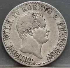 2½ Silbergroschen 1843 Pruisen achterzijde