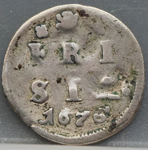 2 Stuiver 1675 Friesland — Zilver