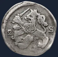 2 Stuiver 1675 Friesland Zilver