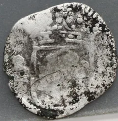 2 Stuiver 1680 — Dubbele Wapenstuiver Overijssel achterzijde